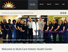 Tablet Screenshot of multi-carehealth.com